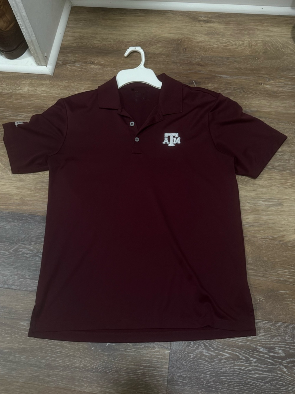 adidas Texas A&M Maroon Polo Shirt